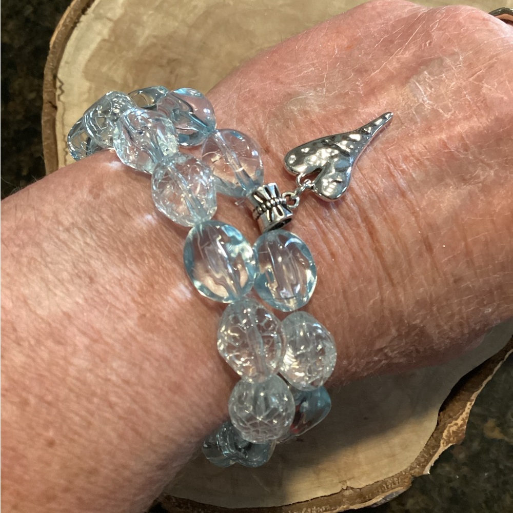 Blue Ice Bracelet Set